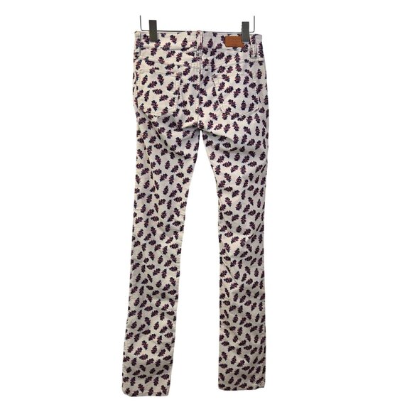 NWT Isabel Marant Etoile Floral Micro-Corduroy Slim Pants Size 36/US 4 - Picture 2 of 7